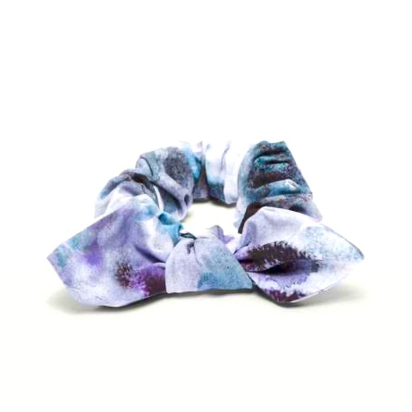 lululemon athletica Accessories - NWT Lululemon Uplifting Scrunchie with Bow Blue Purple Gray One Size